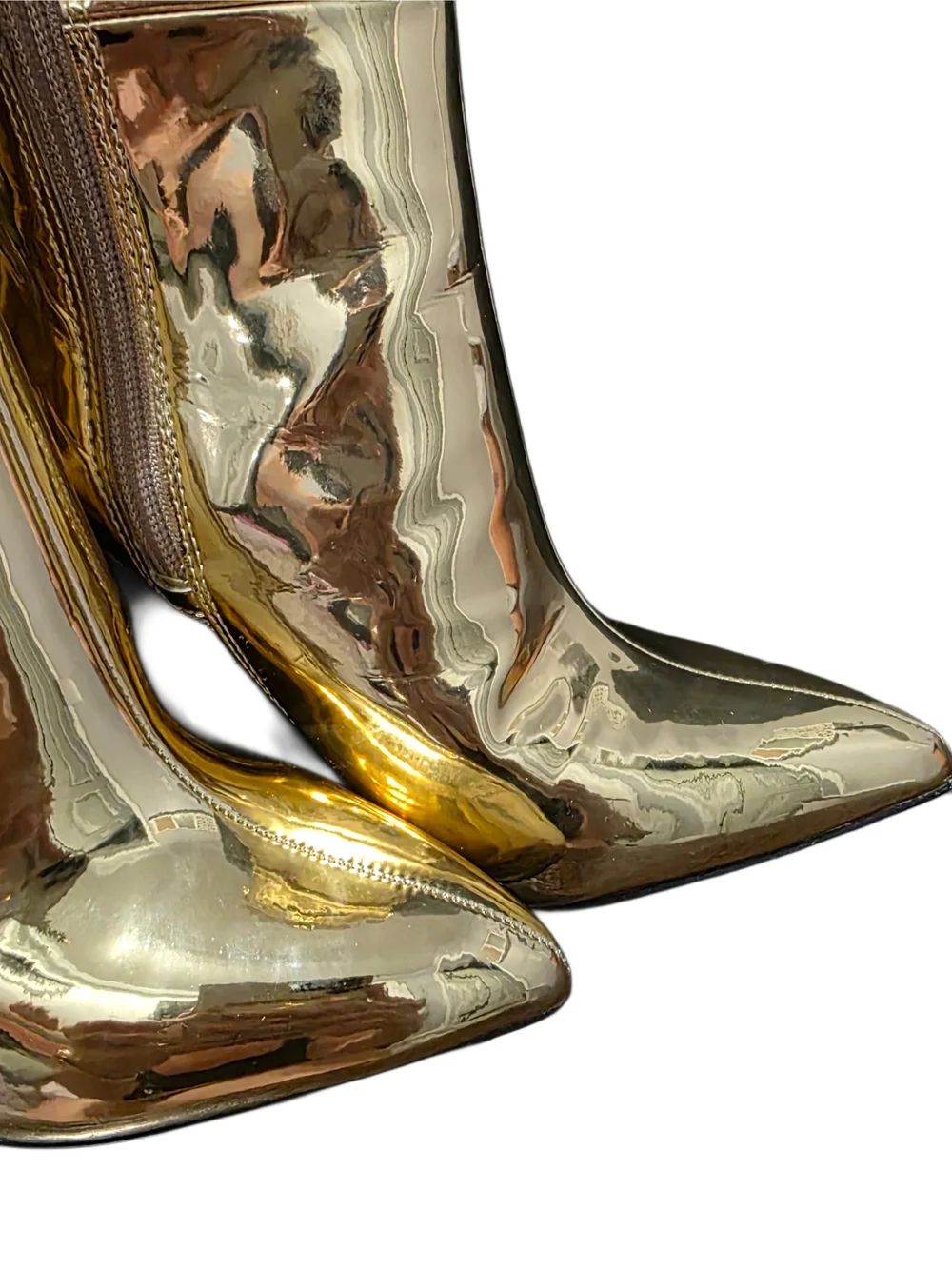 I.N.C. International Concepts Women's Gold Iyonna Over-The-Knee Slouch Boots NIB
